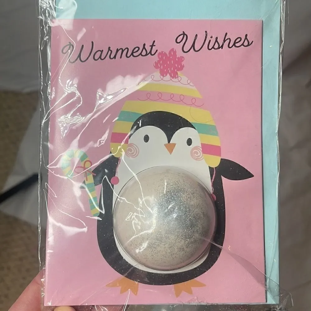 Bath Bomb Holiday Cards. Lot of 3.